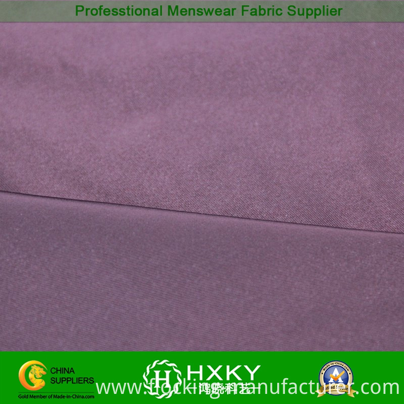 75D Lustrous Fiber with Twill Polyester Semi Memory Fabric for Bomber Jacket